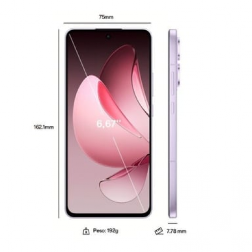 Oppo - OPPO 13 F (5G) 256 GB, Granito, Gris - Nuevo