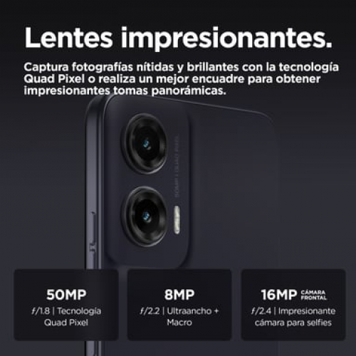 Motorola - Moto G35 (5G) 128 GB, Negro - Nuevo