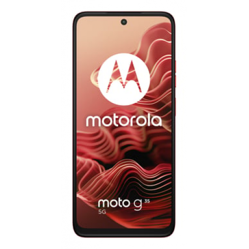 Motorola - Motorola moto g35 5G 17,1 cm (6.72") SIM doble Android 14 USB Tipo C 4 GB 128 GB 5000 mAh Rojo - Nuevo