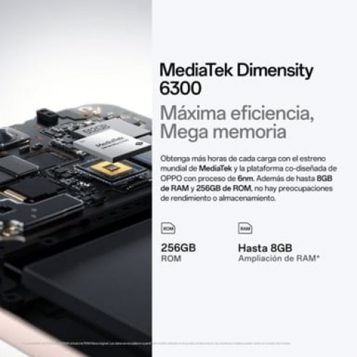 Oppo - OPPO Reno12 F (5G) 256 GB, Naranja - Nuevo