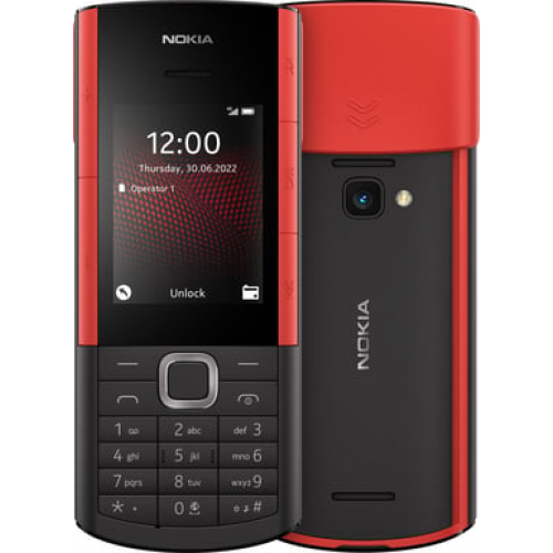 Nokia - Nokia 5710 XpressAudio 2.4 Dual SIM 128 MB Basic Teléfono Móvil Negro - Nuevo