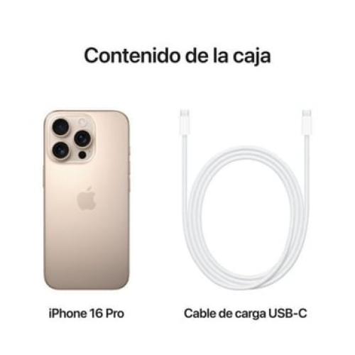 Apple - iPhone 16 Pro (5G) 256 Gb, Titanio Desierto - Nuevo