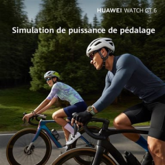 Huawei - Huawei Watch GT6 de 46 mm de acero inoxidable negro y Freebuds 6i con cancelación de ruido blanco - Nuevo