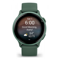 Garmin - Garmin vívoactive 6 3,05 cm (1.2") AMOLED 42 mm Digital 390 x 390 Pixeles Pantalla táctil Verde Wifi GPS (satélite) - Nuevo
