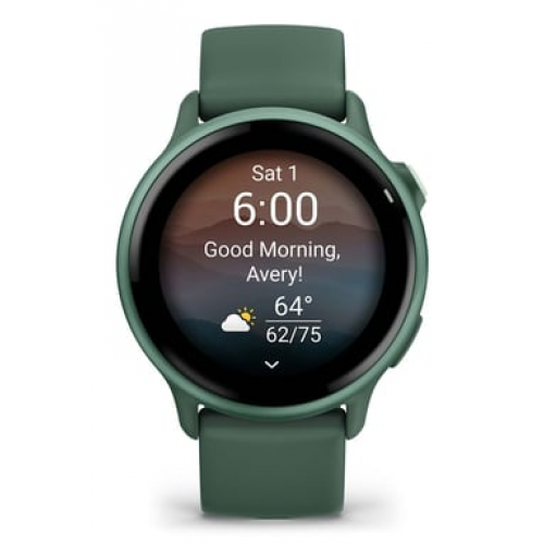 Garmin - Garmin vívoactive 6 3,05 cm (1.2") AMOLED 42 mm Digital 390 x 390 Pixeles Pantalla táctil Verde Wifi GPS (satélite) - Nuevo
