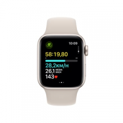 Apple - Apple Watch SE OLED 40 mm Digital 324 x 394 Pixeles Pantalla táctil 4G Beige Wifi GPS (satélite) - Nuevo