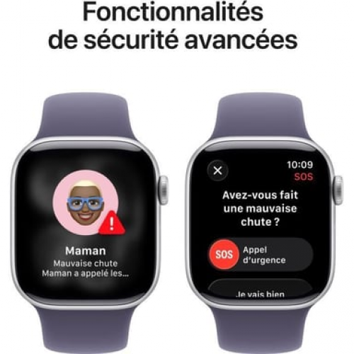 Apple - Apple Watch Series 11 OLED 42 mm Digital 374 x 446 Pixeles Pantalla táctil 5G Plata Wifi GPS (satélite) - Nuevo