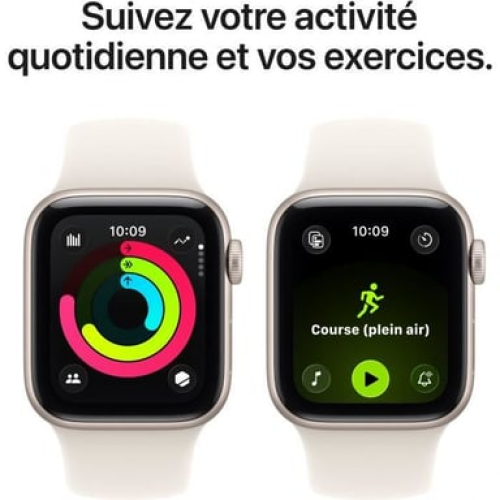 Apple - Apple Watch SE (3nd generation) OLED 40 mm Digital 324 x 394 Pixeles Pantalla táctil Beige Wifi GPS (satélite) - Nuevo