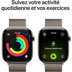 Apple - Apple Watch Series 11 OLED 46 mm Digital 416 x 496 Pixeles Pantalla táctil 5G Titanio Wifi GPS (satélite) - Nuevo