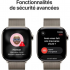 Apple - Apple Watch Series 11 OLED 46 mm Digital 416 x 496 Pixeles Pantalla táctil 5G Titanio Wifi GPS (satélite) - Nuevo