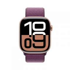 Apple - Apple Watch Series 10 OLED 46 mm Digital 416 x 496 Pixeles Pantalla táctil 4G Oro rosa Wifi GPS (satélite) - Nuevo