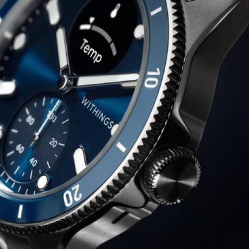 Withings - Withings ScanWatch Nova 1,6 cm (0.63") OLED 42 mm Híbrido Acero inoxidable GPS (satélite) - Nuevo