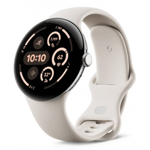 Google - Google Pixel Watch 3 AMOLED 45 mm Digital Pantalla táctil Plata Wifi GPS (satélite) - Nuevo