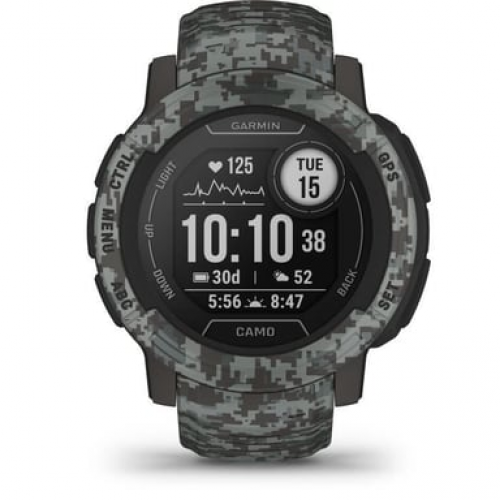 Garmin - Instinct 2 Camo Edition 2,29 (0.9") Mip 45 Mm Grafito Gps (Satélite) - Nuevo