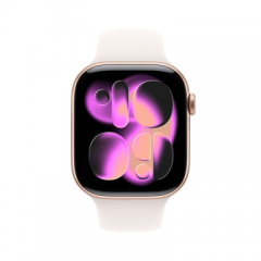 Apple - Apple Watch Series 11 OLED 46 mm Digital 416 x 496 Pixeles Pantalla táctil 5G Oro rosa Wifi GPS (satélite) - Nuevo