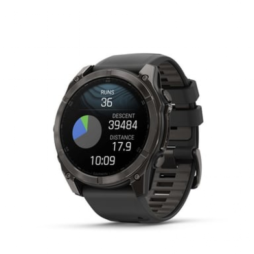 Garmin - Garmin Fenix 8 3,56 cm (1.4") AMOLED 51 mm Digital 454 x 454 Pixeles Pantalla táctil Titanio Wifi GPS (satélite) - Nuevo