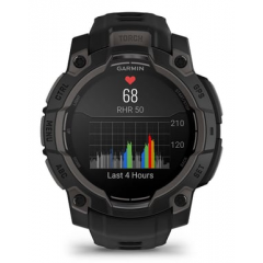 Garmin - Garmin Instinct 3 AMOLED 3,05 cm (1.2") 45 mm Digital 390 x 390 Pixeles Pantalla táctil Negro GPS (satélite) - Nuevo