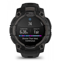 Garmin - Garmin Instinct 3 AMOLED 3,05 cm (1.2") 45 mm Digital 390 x 390 Pixeles Pantalla táctil Negro GPS (satélite) - Nuevo