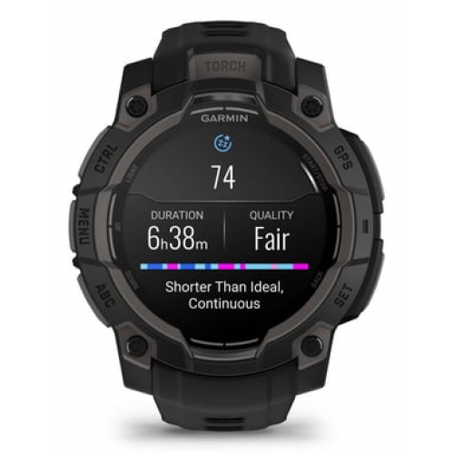 Garmin - Garmin Instinct 3 AMOLED 3,05 cm (1.2") 45 mm Digital 390 x 390 Pixeles Pantalla táctil Negro GPS (satélite) - Nuevo