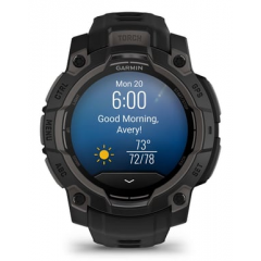 Garmin - Garmin Instinct 3 AMOLED 3,05 cm (1.2") 45 mm Digital 390 x 390 Pixeles Pantalla táctil Negro GPS (satélite) - Nuevo