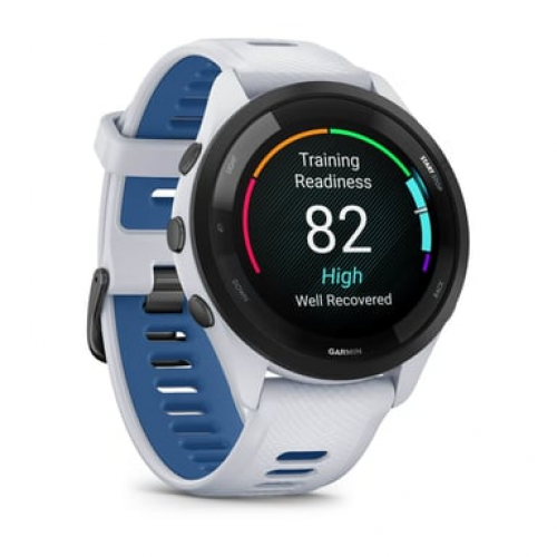Garmin - Garmin Forerunner 265 3,3 cm (1.3") AMOLED 46 mm Digital 416 x 416 Pixeles Pantalla táctil Negro, Blanco Wifi GPS (satélite) - Nuevo