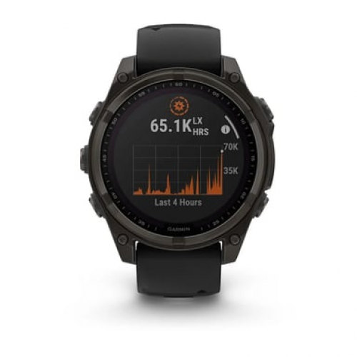 Garmin - Garmin fenix 8 3,3 cm (1.3") 51 mm Digital 260 x 260 Pixeles Pantalla táctil Titanio Wifi GPS (satélite) - Nuevo