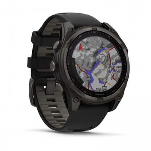 Garmin - Garmin fenix 8 3,3 cm (1.3") 51 mm Digital 260 x 260 Pixeles Pantalla táctil Titanio Wifi GPS (satélite) - Nuevo