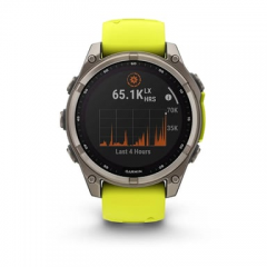 Garmin - Garmin fenix 8 3,3 cm (1.3") 47 mm Digital 260 x 260 Pixeles Pantalla táctil Titanio Wifi GPS (satélite) - Nuevo