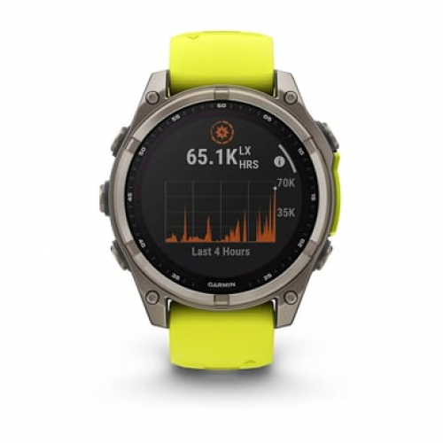 Garmin - Garmin fenix 8 3,3 cm (1.3") 47 mm Digital 260 x 260 Pixeles Pantalla táctil Titanio Wifi GPS (satélite) - Nuevo