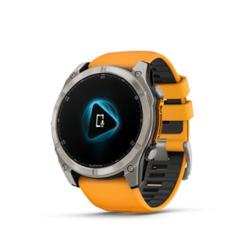 Garmin - Garmin Fenix 8 3,56 cm (1.4") AMOLED 51 mm Digital 454 x 454 Pixeles Pantalla táctil Titanio Wifi GPS (satélite) - Nuevo