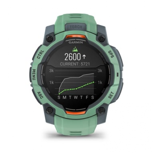 Garmin - Garmin Instinct 3 AMOLED 3,05 cm (1.2") 45 mm Digital 390 x 390 Pixeles Pantalla táctil Verde GPS (satélite) - Nuevo