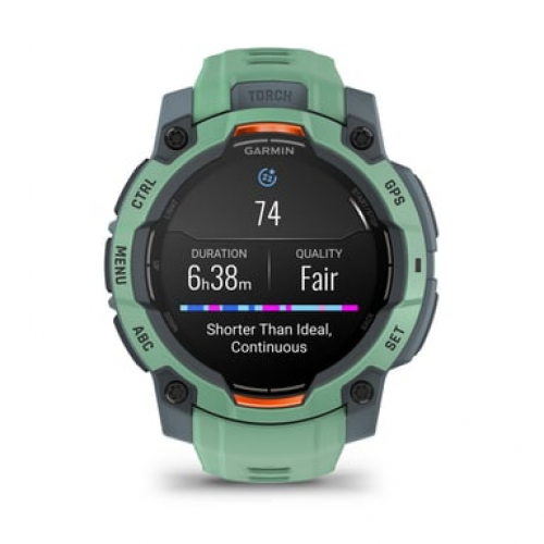 Garmin - Garmin Instinct 3 AMOLED 3,05 cm (1.2") 45 mm Digital 390 x 390 Pixeles Pantalla táctil Verde GPS (satélite) - Nuevo