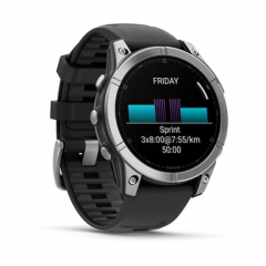 Garmin - Garmin Fenix E 3,3 cm (1.3") AMOLED 47 mm Digital 416 x 416 Pixeles Pantalla táctil Acero inoxidable Wifi GPS (satélite) - Nuevo
