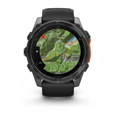 Garmin - Garmin Fenix 8 3,56 cm (1.4") AMOLED 51 mm Digital 454 x 454 Pixeles Pantalla táctil Gris Wifi GPS (satélite) - Nuevo