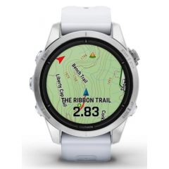 Garmin - Garmin epix Pro (Gen 2) 3,05 cm (1.2") AMOLED 42 mm Digital 390 x 390 Pixeles Pantalla táctil Plata Wifi GPS (satélite) - Nuevo