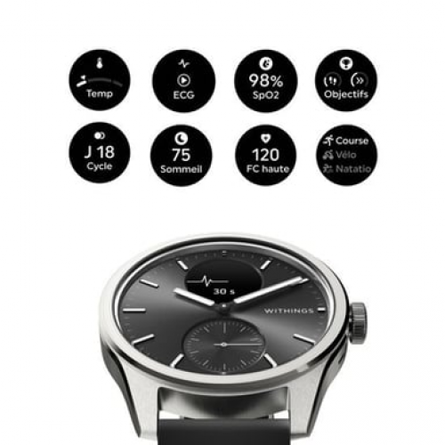Withings - Withings ScanWatch 2 1,6 cm (0.63") OLED 42 mm Híbrido Acero inoxidable - Nuevo