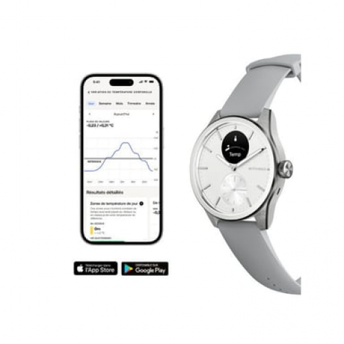 Withings - Withings ScanWatch 2 1,6 cm (0.63") OLED 42 mm Híbrido Acero inoxidable - Nuevo