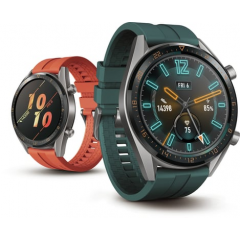 Huawei - Huawei Watch GT Active 3,53 cm (1.39") AMOLED 46 mm Digital 454 x 454 Pixeles Pantalla táctil Gris GPS (satélite) - Nuevo