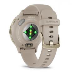 Garmin - Garmin Venu 3S 3,05 cm (1.2") AMOLED 41 mm Digital 390 x 390 Pixeles Pantalla táctil Oro, Gris Wifi GPS (satélite) - Nuevo