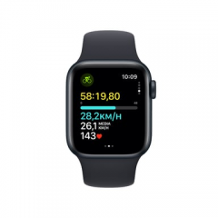 Apple - Apple Watch SE OLED 40 mm Digital 324 x 394 Pixeles Pantalla táctil 4G Negro Wifi GPS (satélite) - Nuevo