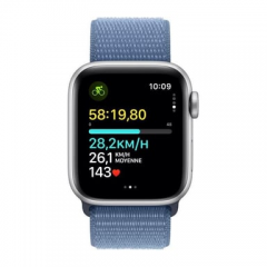 Apple - Apple Watch SE OLED 40 mm Digital 324 x 394 Pixeles Pantalla táctil Plata Wifi GPS (satélite) - Nuevo