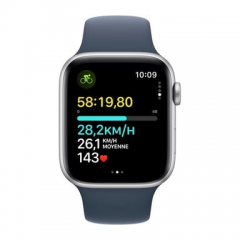 Apple - Apple Watch SE OLED 44 mm Digital 368 x 448 Pixeles Pantalla táctil 4G Plata Wifi GPS (satélite) - Nuevo