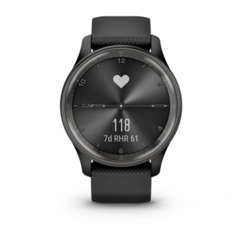 Garmin - Garmin vivomove Trend LCD 40 mm Híbrido 254 x 346 Pixeles Pantalla táctil Negro GPS (satélite) - Nuevo