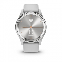 Garmin - Garmin vivomove Trend LCD 40 mm Híbrido 254 x 346 Pixeles Pantalla táctil Plata GPS (satélite) - Nuevo