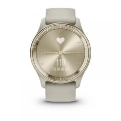 Garmin - Garmin vivomove Trend LCD 40 mm Híbrido 254 x 346 Pixeles Pantalla táctil Oro GPS (satélite) - Nuevo