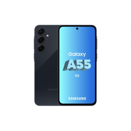 Samsung - Galaxy A55 (5G) 128 GB, azul medianoche - Nuevo