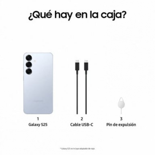 Samsung - Galaxy S25 (5G) 128 GB, Azul - Nuevo