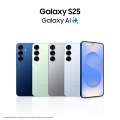 Samsung - Galaxy S25 (5G) 256 GB, plateado - Nuevo