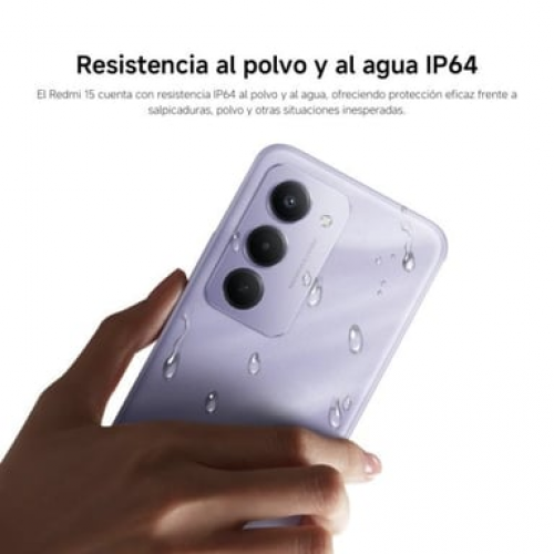 Xiaomi - Xiaomi Redmi 15 4G 6GB/128GB Púrpura (Sandy Purple) Dual SIM - Nuevo