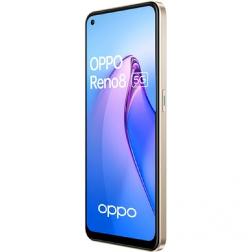 Oppo - Reno8, 256 GB, Dorado, desbloqueado - Nuevo